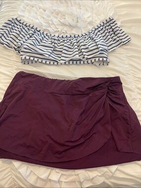 Two piece swim suit